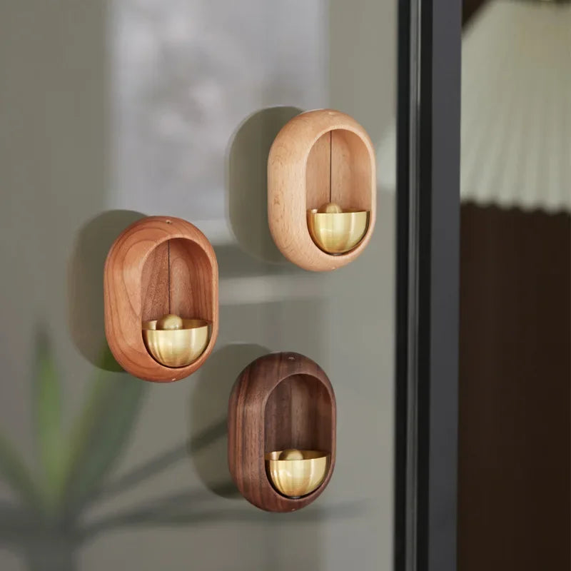 Wooden Wind Chimes Wireless  Doorbell