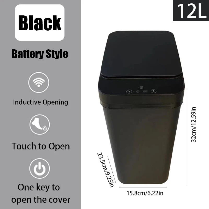 Bathroom Touchless Trash  Motion Sensor