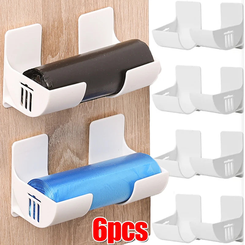 Wall Mounted Trash Bags Holder Garbage Bag