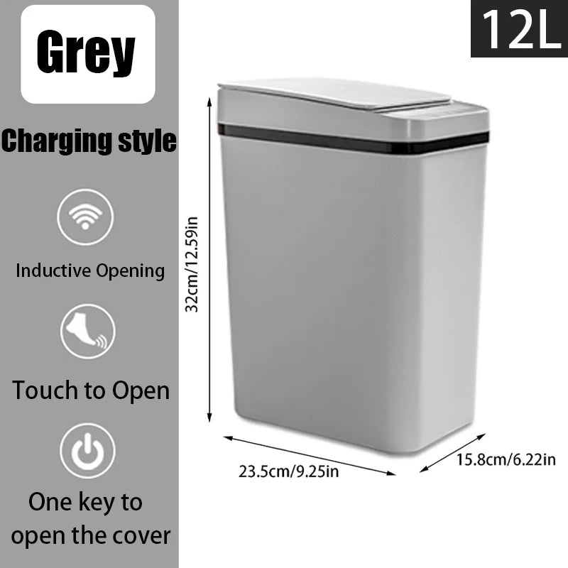 Bathroom Touchless Trash  Motion Sensor
