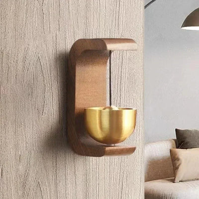 Wooden Wind Chimes Wireless  Doorbell