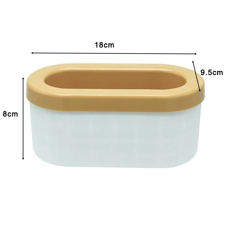 Silicone Ice Cube Mold Round Ice Bucket Summer