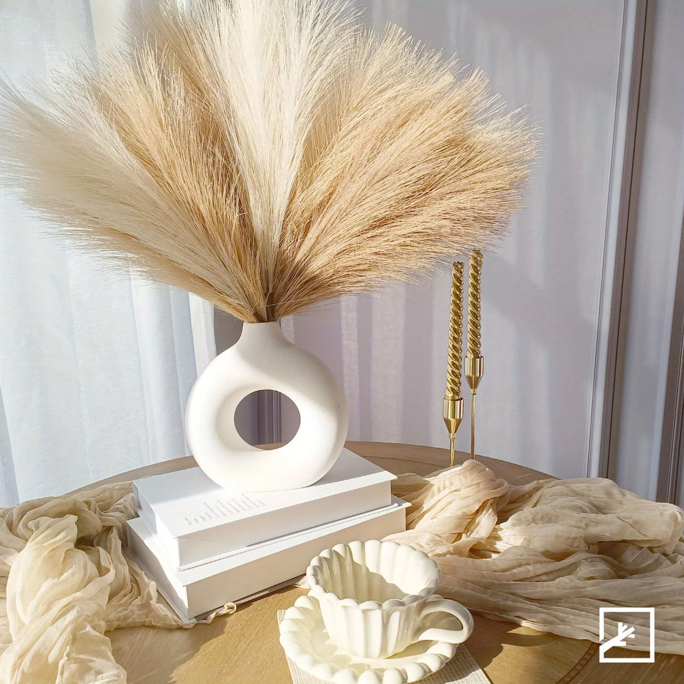 Artificial Pampas Grass Decor Flowers Fake