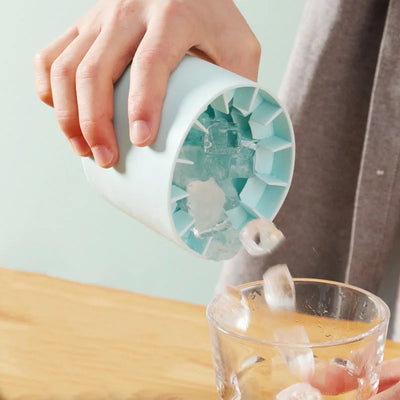 Silicone Ice Cube Mold Round Ice Bucket Summer
