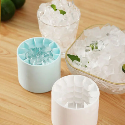 Silicone Ice Cube Mold Round Ice Bucket Summer